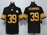 Nike Pittsburgh Steelers 39 Fitzpatrick Navy Black Color Rush Limited Jersey,baseball caps,new era cap wholesale,wholesale hats
